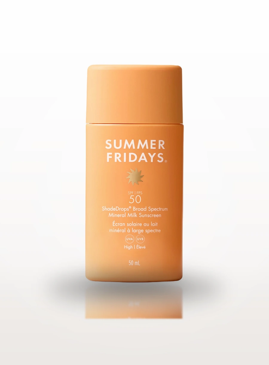 ShadeDrops Broad Spectrum SPF 50 Mineral Milk Sunscreen