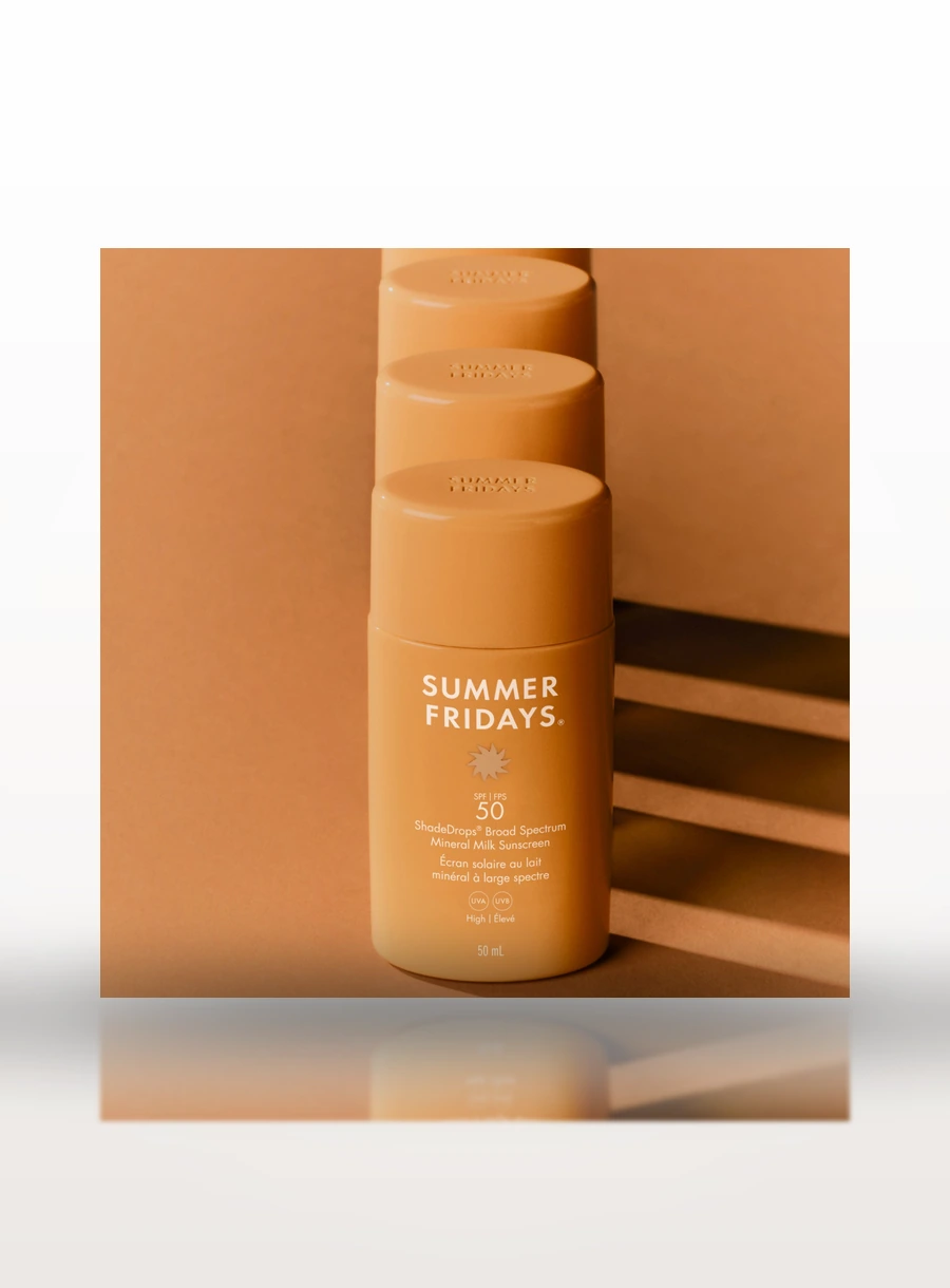 ShadeDrops Broad Spectrum SPF 50 Mineral Milk Sunscreen