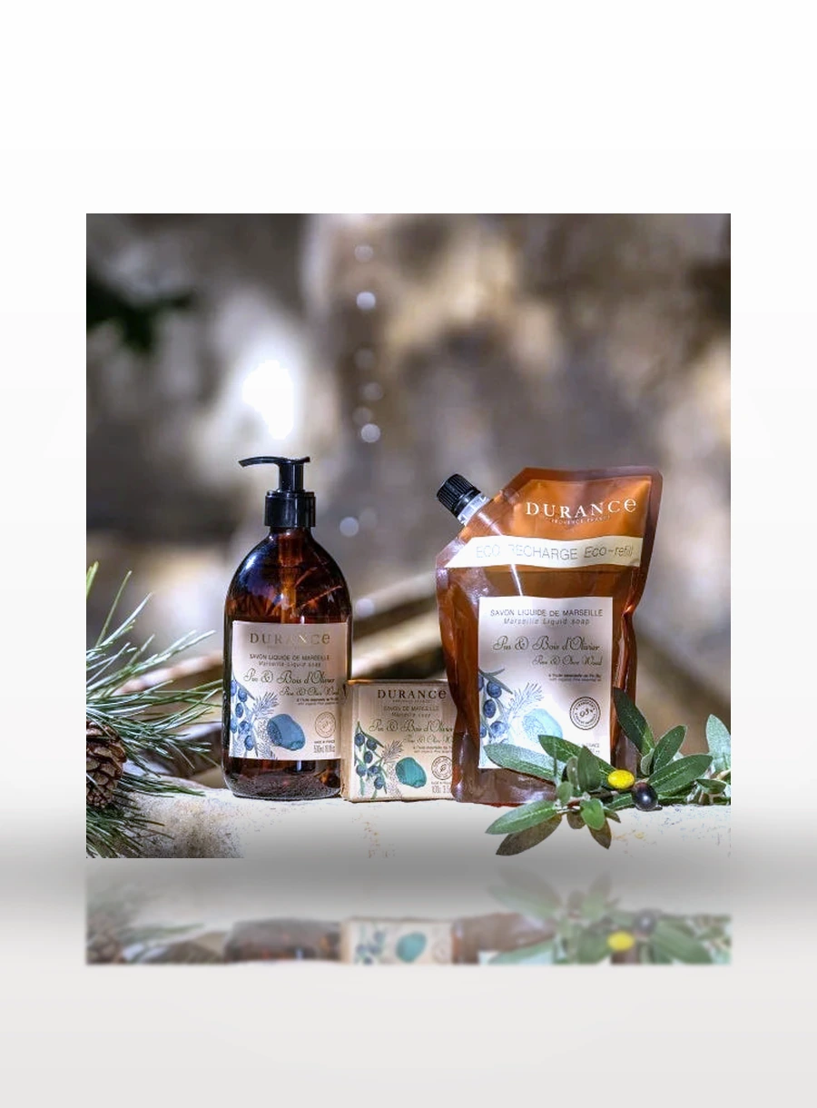 Pine & Olive Wood Liquid Marseille Soap